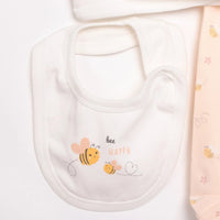 HelloBaby Girl 5 Piece Newborn Gift Set - Yellow - Miu Mau Collectibles