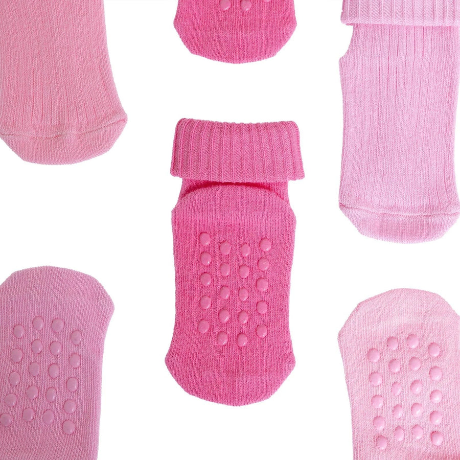 HelloBaby Girl Baby Socks 3 Pack - Pink - Miu Mau Collectibles