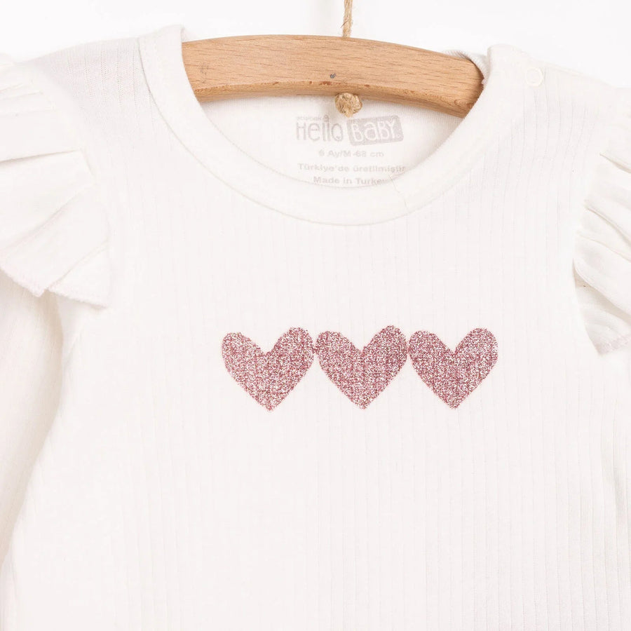 HelloBaby Girl Blouse - Skirt - Ecru - Miu Mau Collectibles