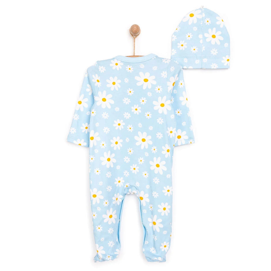 HelloBaby Girl Jumpsuit - Hat - Blue - Miu Mau Collectibles