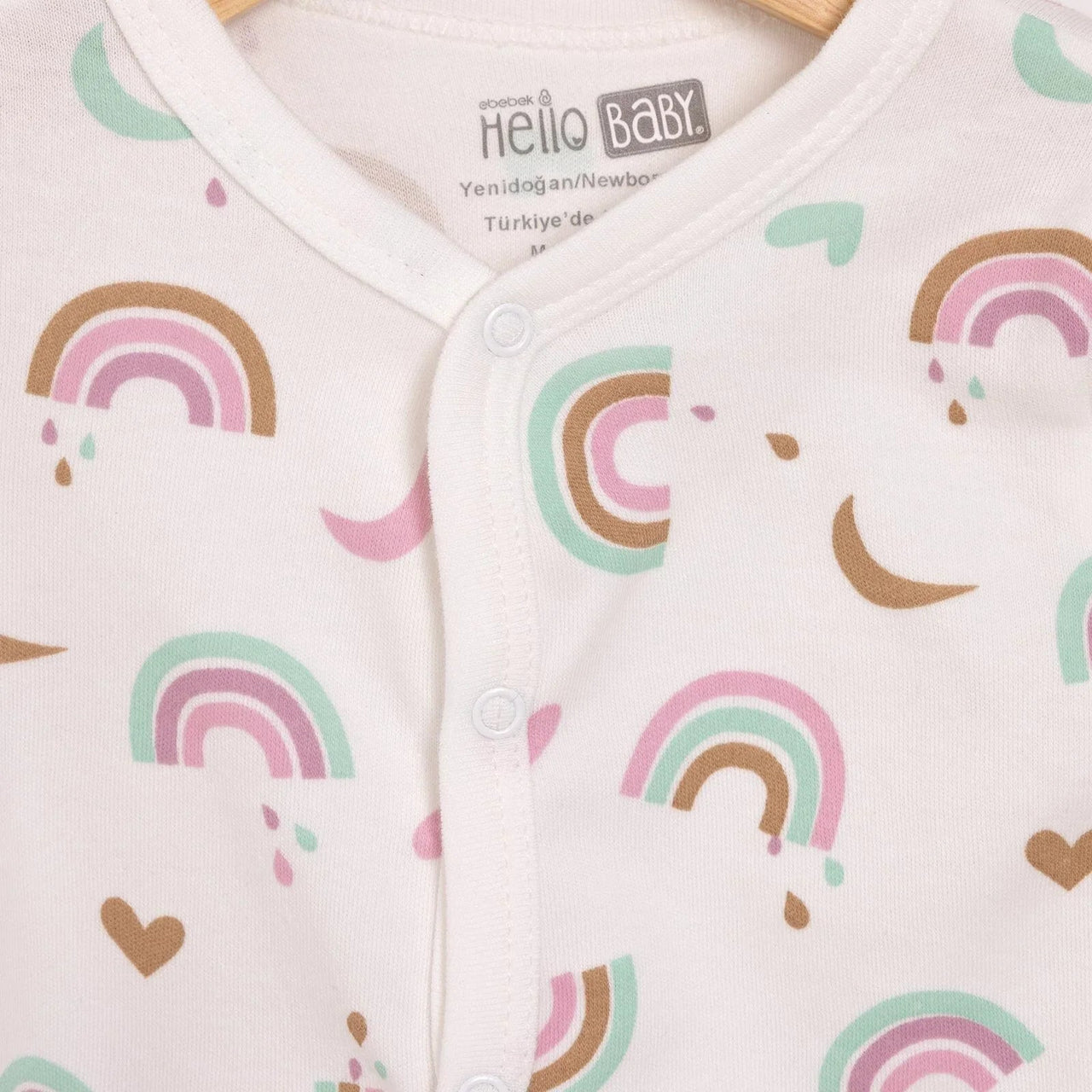 HelloBaby Girl Jumpsuit - Hat - Ecru - Miu Mau Collectibles