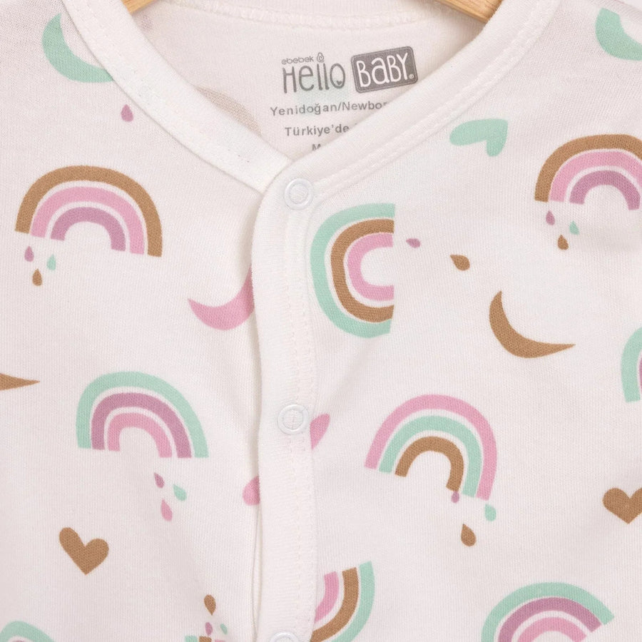 HelloBaby Girl Jumpsuit - Hat - Ecru - Miu Mau Collectibles