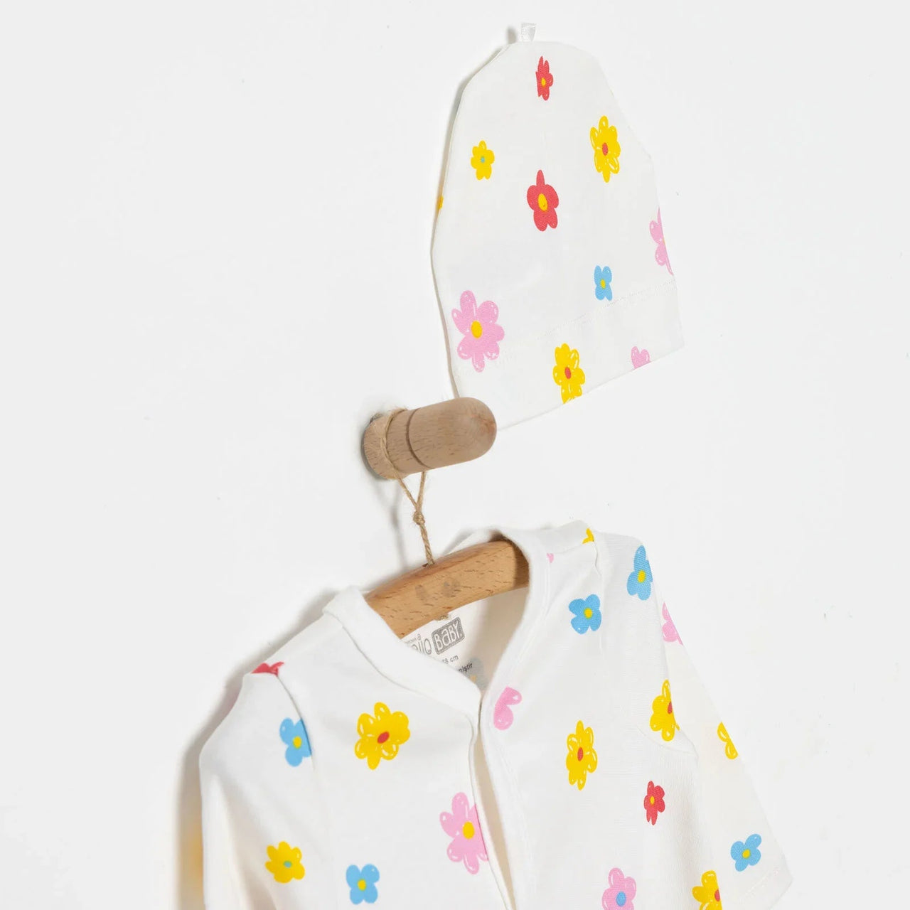 HelloBaby Girl Jumpsuit & Hat - Yellow - Miu Mau Collectibles