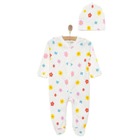 HelloBaby Girl Jumpsuit & Hat - Yellow - Miu Mau Collectibles