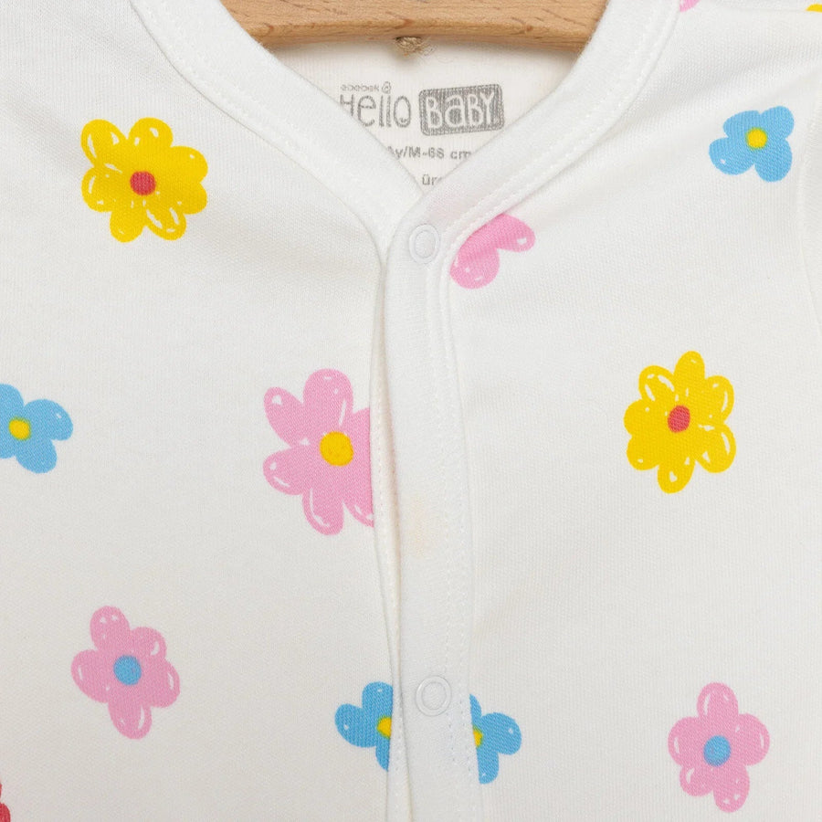 HelloBaby Girl Jumpsuit & Hat - Yellow - Miu Mau Collectibles