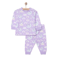 HelloBaby Girl Long Sleeve Pyjamas Set - Purple - Miu Mau Collectibles