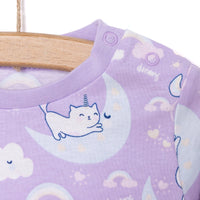 HelloBaby Girl Long Sleeve Pyjamas Set - Purple - Miu Mau Collectibles