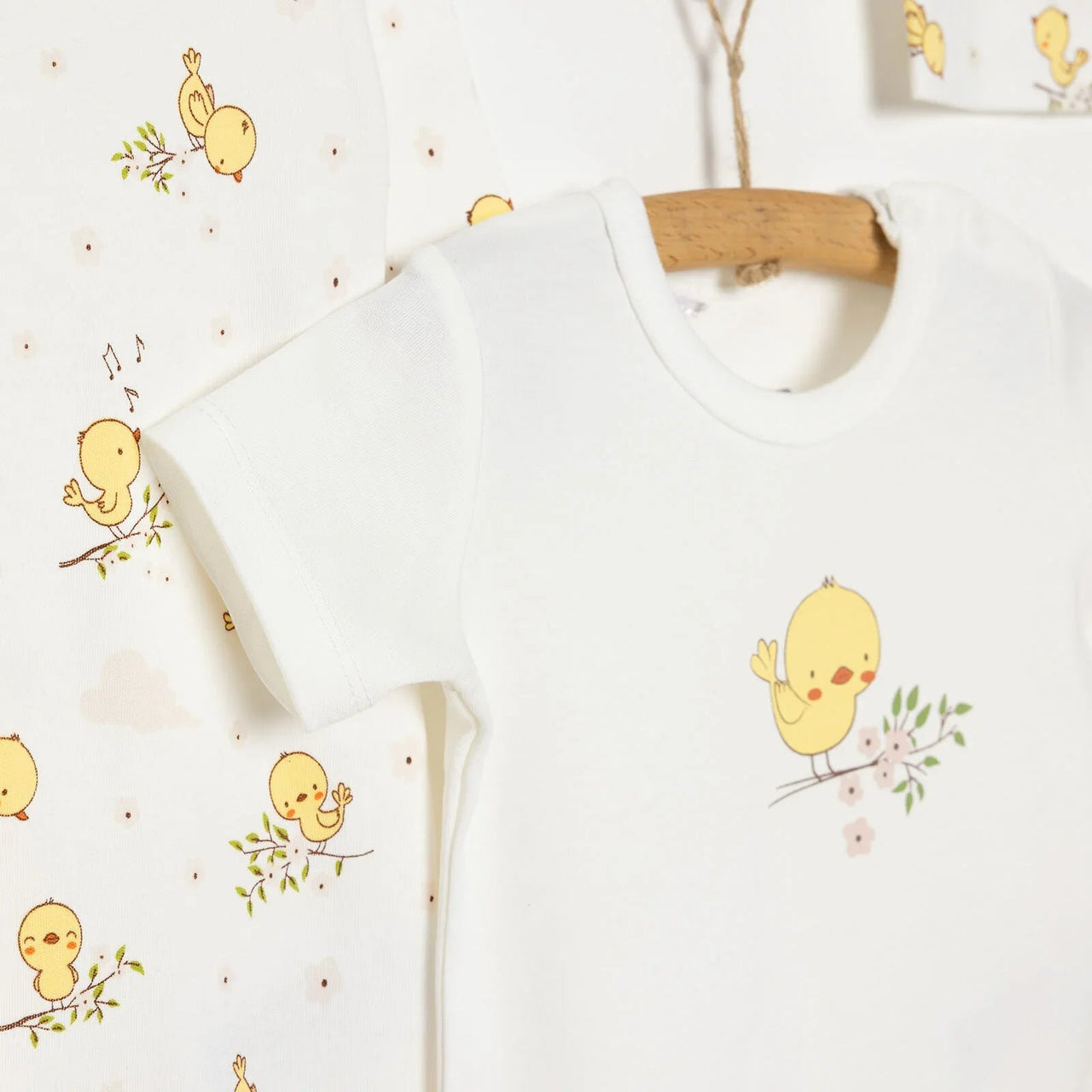 HelloBaby Girl Newborn Set 4 pcs - Ecru - Miu Mau Collectibles