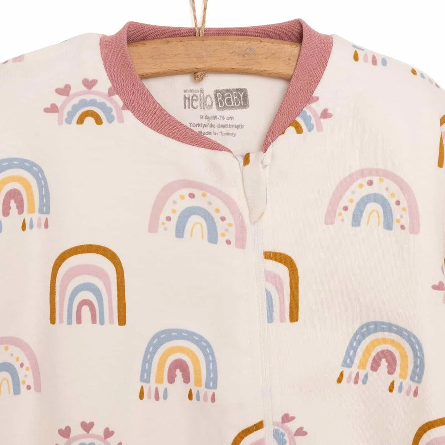 HelloBaby Girl Sleepsuit - Ecru - Miu Mau Collectibles