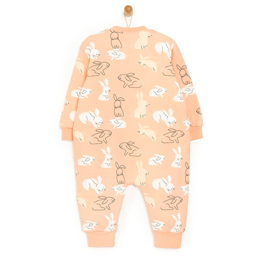 HelloBaby Girl Sleepsuit - Light Pink - Miu Mau Collectibles