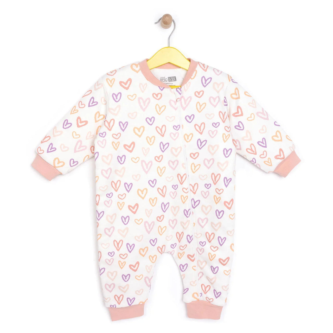 HelloBaby Girl Sleepsuit - Light Pink - Miu Mau Collectibles