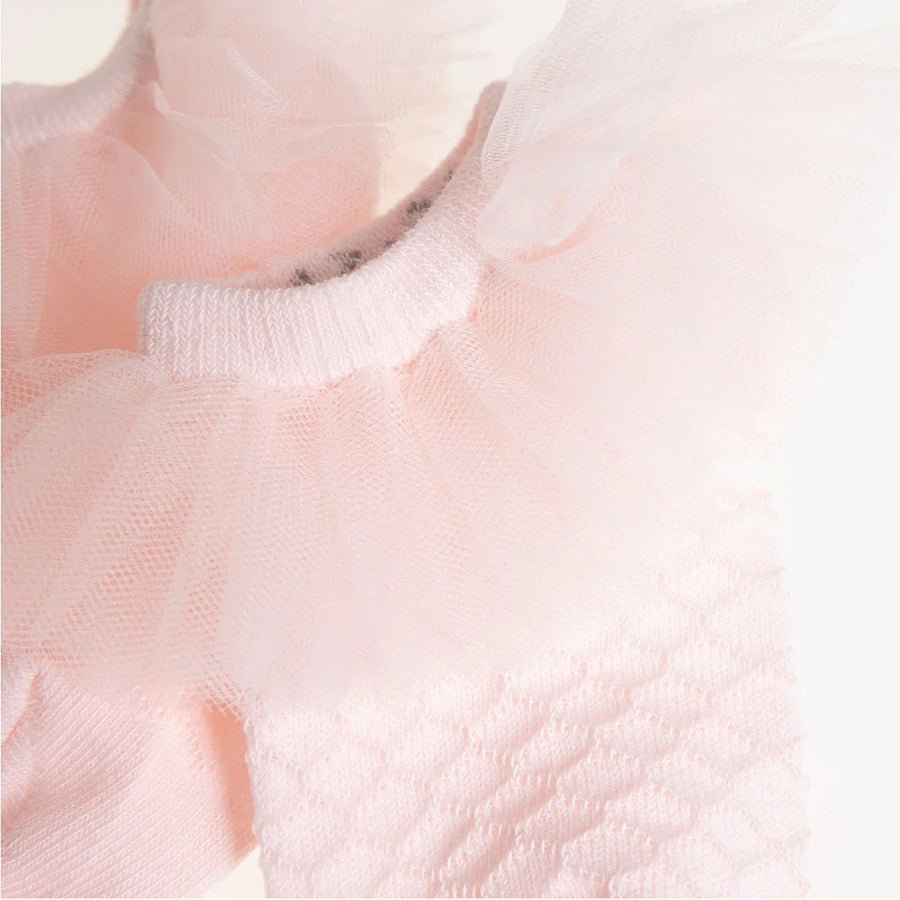 HelloBaby Girl Socks with Lace - Light Pink - Miu Mau Collectibles