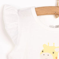 HelloBaby Girl Tshirt - Short - Light Yellow - Miu Mau Collectibles