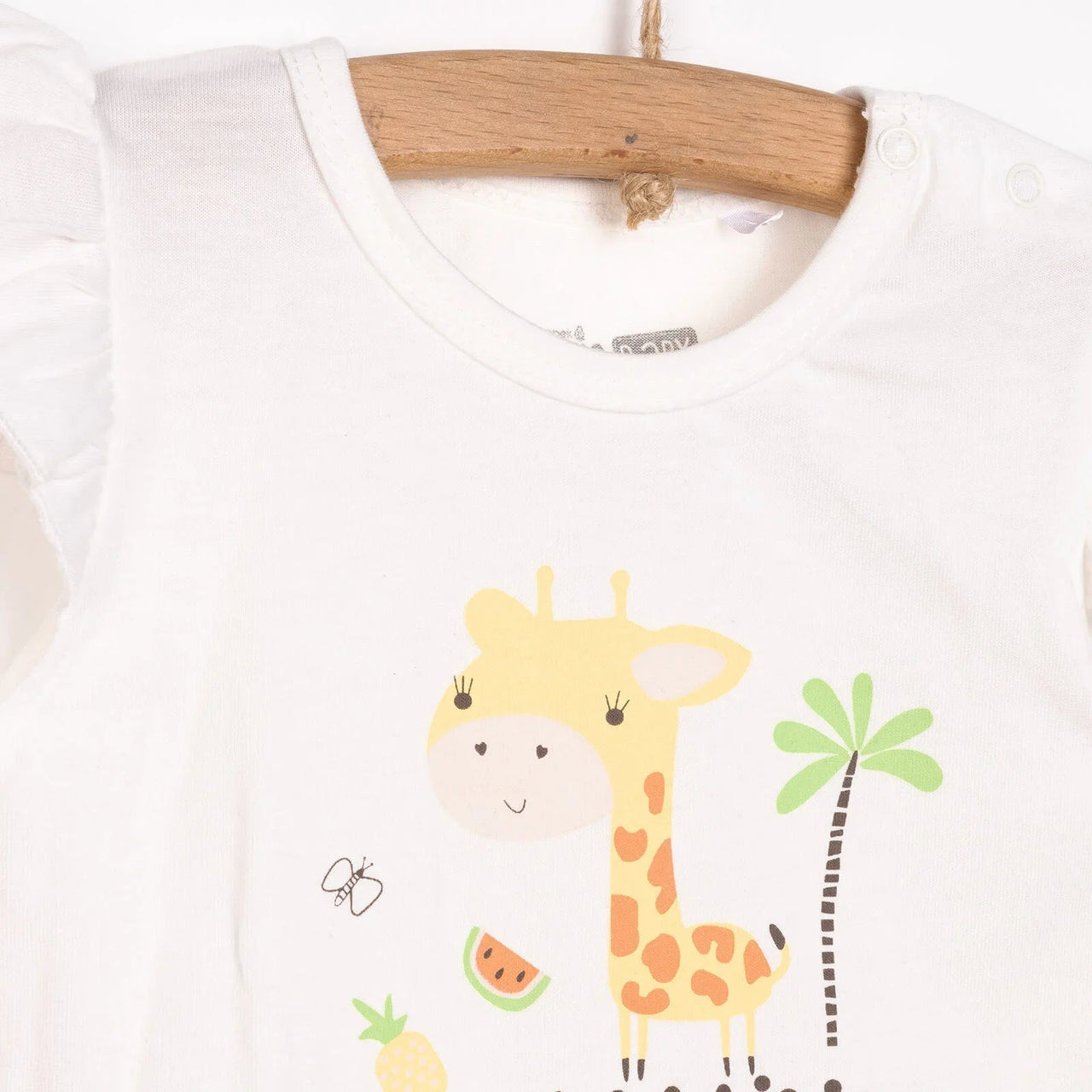 HelloBaby Girl Tshirt - Short - Light Yellow - Miu Mau Collectibles