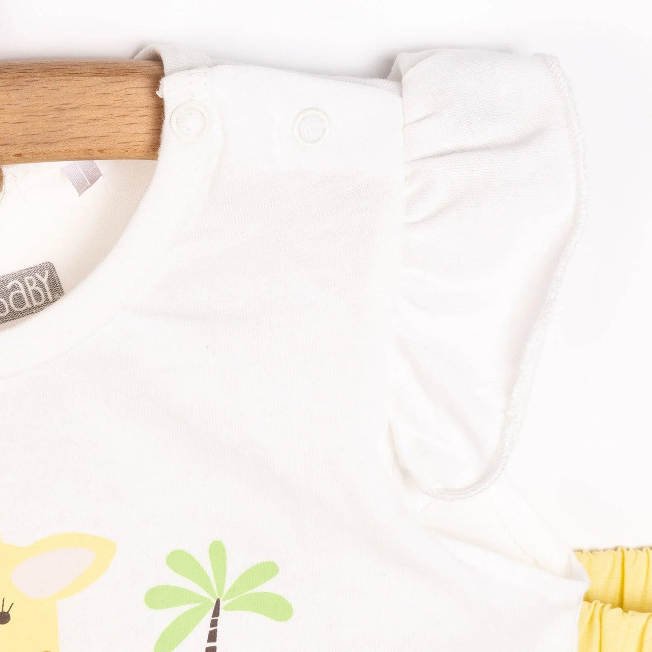 HelloBaby Girl Tshirt - Short - Light Yellow - Miu Mau Collectibles