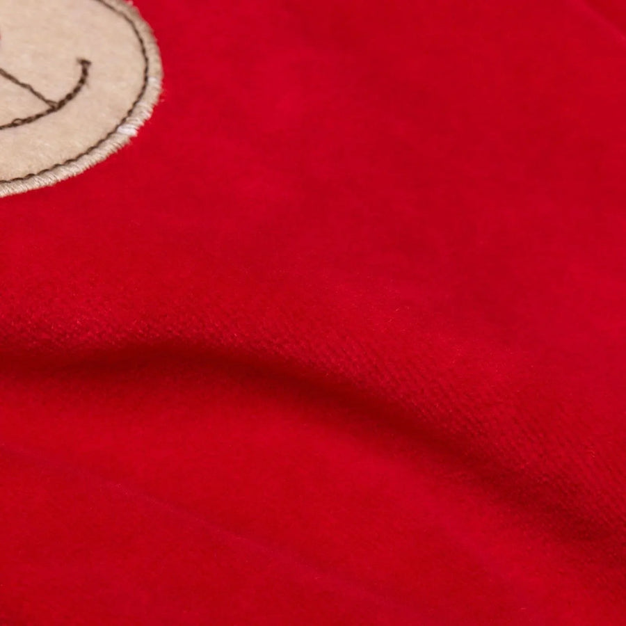 HelloBaby Girls Long Sleeve Bodysuit Christmas with Poppers Crew Neck Long Sleeve - Red - Miu Mau Collectibles