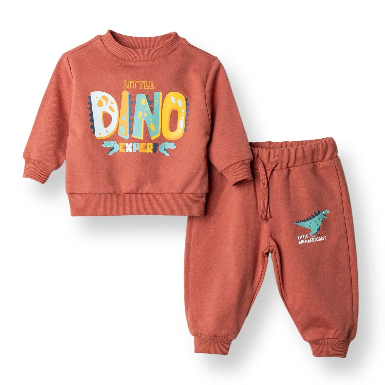 HelloBaby Jogging Set - Brown - Miu Mau Collectibles