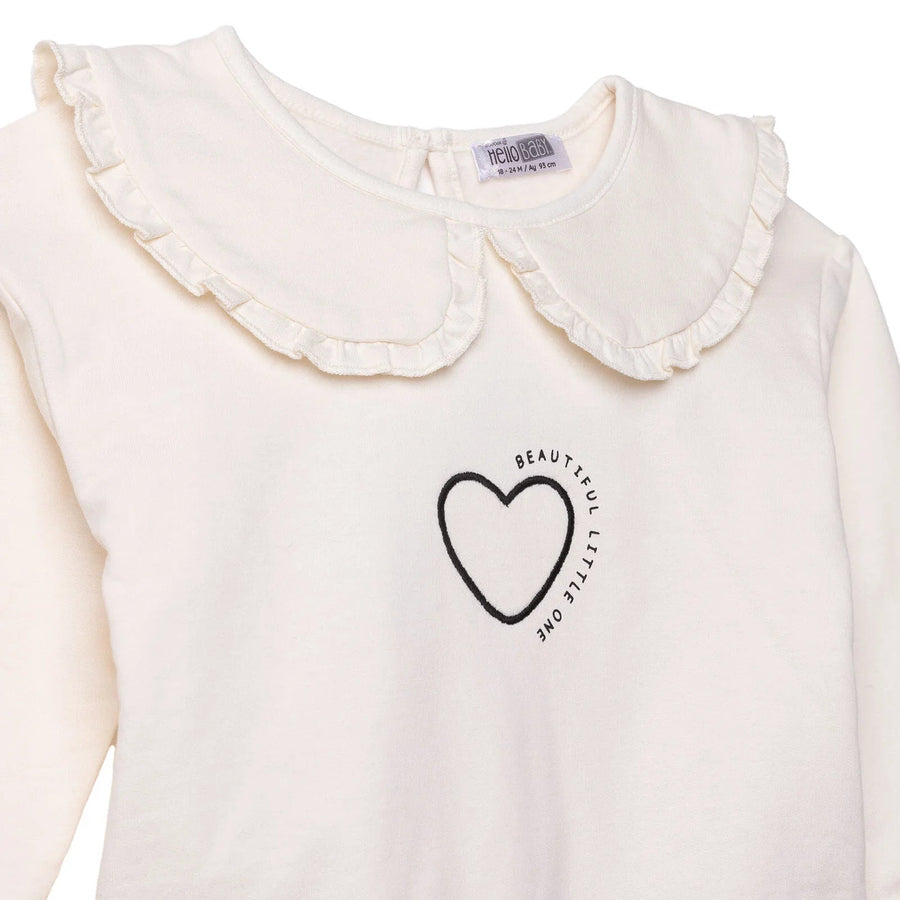 HelloBaby Jogging Set - Ecru - Miu Mau Collectibles