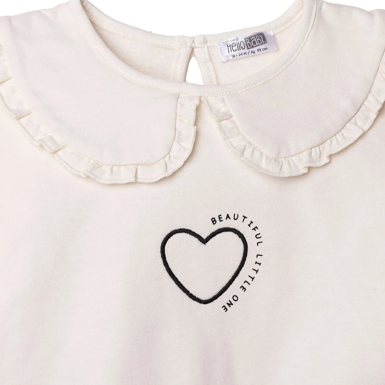 HelloBaby Jogging Set - Ecru - Miu Mau Collectibles