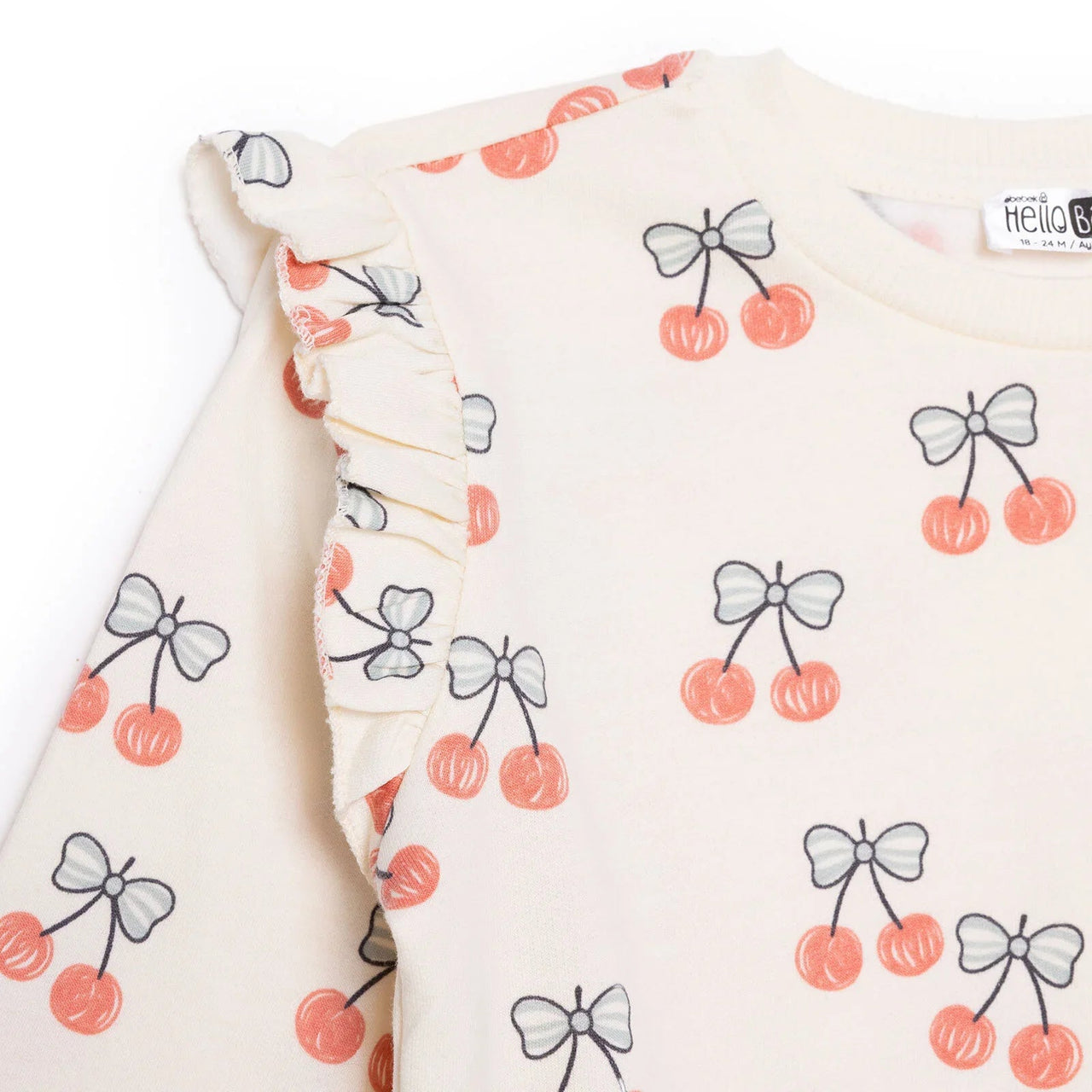 HelloBaby Jogging Set - Ecru Printed - Miu Mau Collectibles