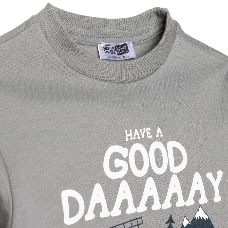 HelloBaby Jogging Set - Grey - Miu Mau Collectibles