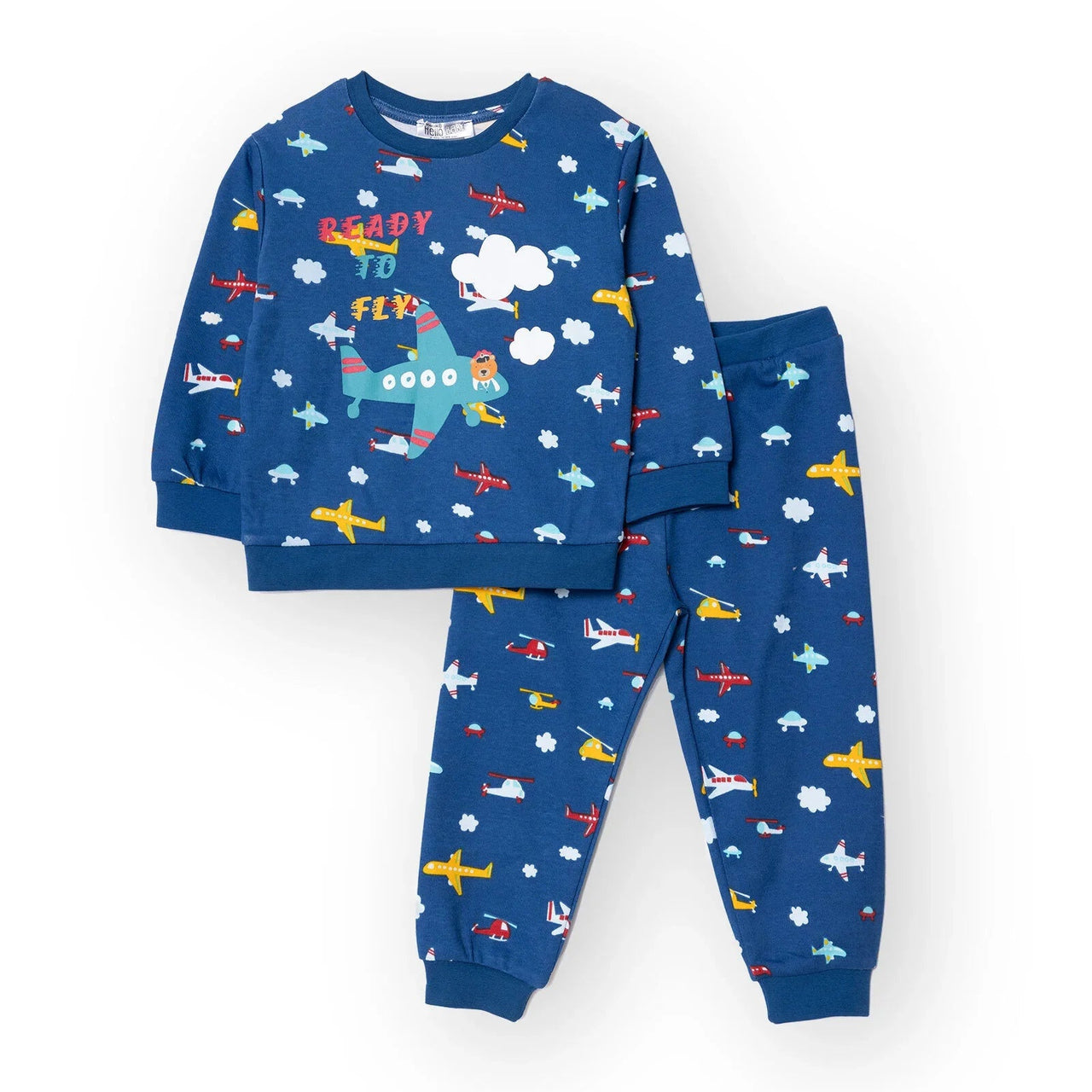 HelloBaby Jogging Set - Navy Blue - Miu Mau Collectibles