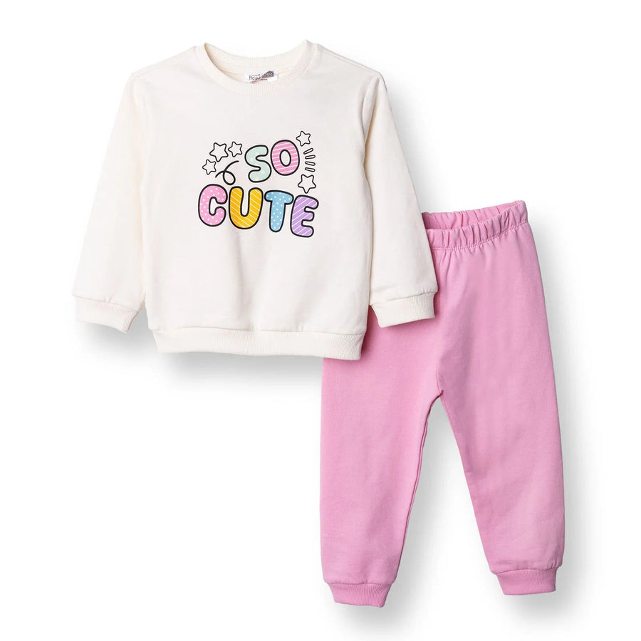 HelloBaby Jogging Set - Pink - Miu Mau Collectibles