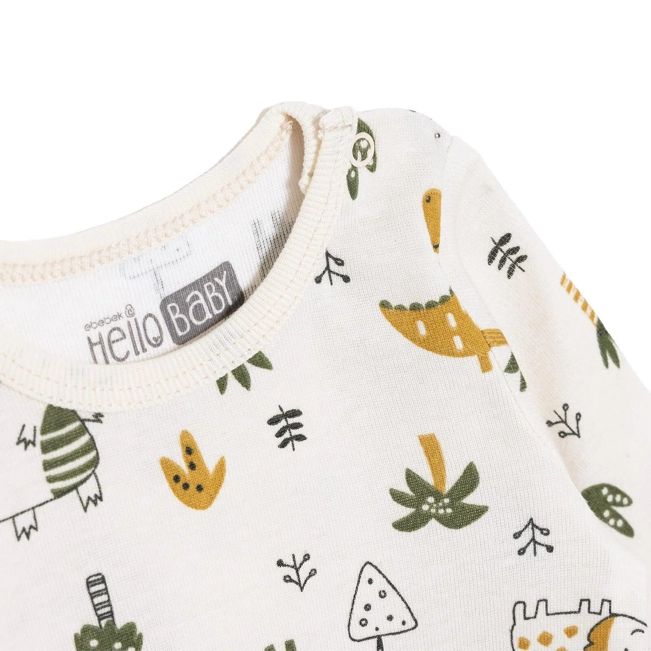 HelloBaby Long Sleeve Body 2 Pack - Khaki - Miu Mau Collectibles