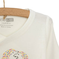 HelloBaby Long Sleeve Bodysuit - Ecru - Miu Mau Baby & Kids Store