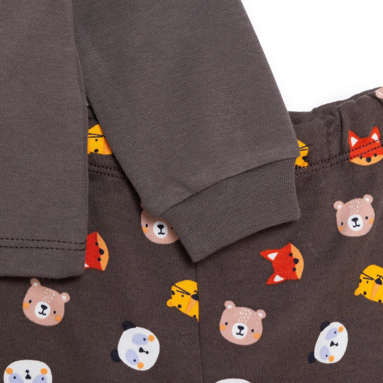 HelloBaby Long Sleeve Pyjamas - Khaki - Miu Mau Collectibles