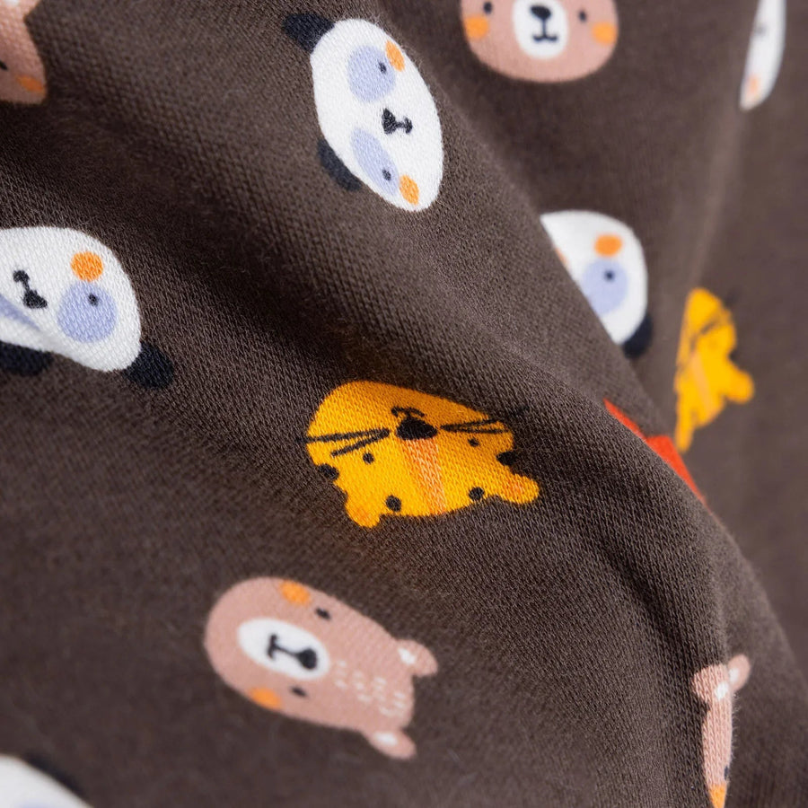 HelloBaby Long Sleeve Pyjamas - Khaki - Miu Mau Collectibles