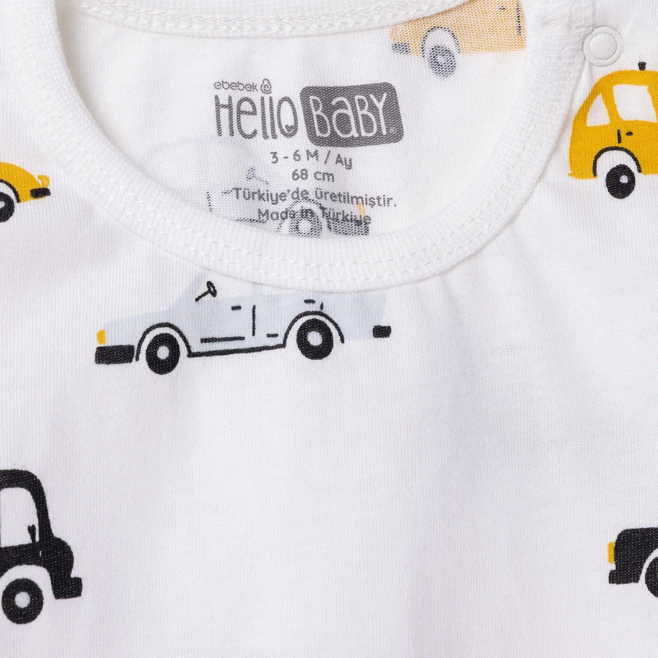HelloBaby Long Sleeve Pyjamas Set - Ecru - Miu Mau Baby & Kids Store