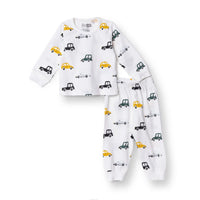 HelloBaby Long Sleeve Pyjamas Set - Ecru - Miu Mau Baby & Kids Store