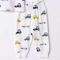 HelloBaby Long Sleeve Pyjamas Set - Ecru - Miu Mau Baby & Kids Store