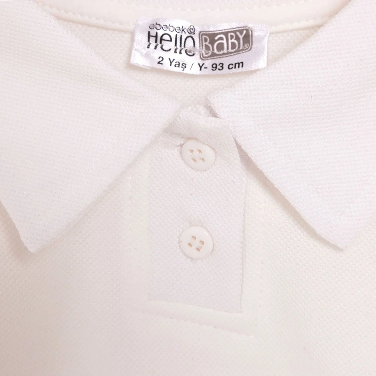 HelloBaby Long Sleeve T-shirt - White - Miu Mau Collectibles
