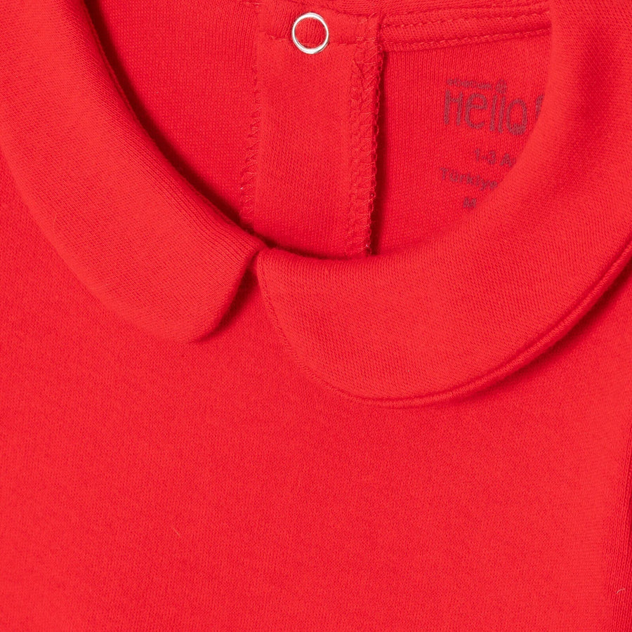 HelloBaby My First Christmas Newborn Girl Footed Jumpsuit - Red - Miu Mau Collectibles