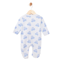 HelloBaby Newborn Baby Boy Footed Bottom - Blue - Miu Mau Collectibles