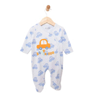 HelloBaby Newborn Baby Boy Footed Bottom - Blue - Miu Mau Collectibles