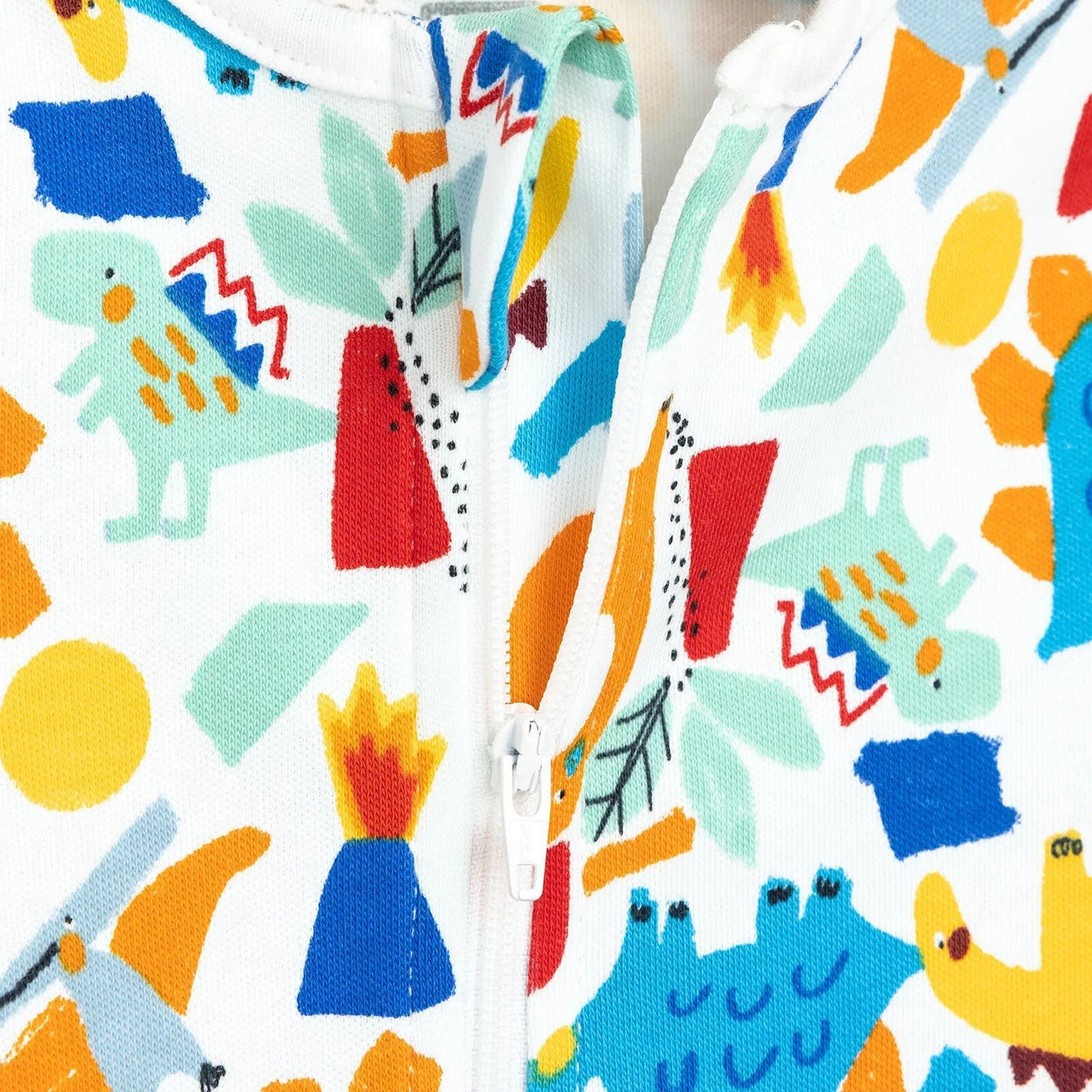 HelloBaby Newborn Baby Boy Footed Jumpsuit - Ecru - Miu Mau Collectibles