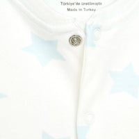 HelloBaby Newborn Baby Boy Footed Jumpsuit - Ecru - Miu Mau Collectibles