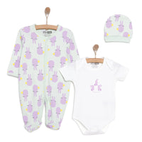 HelloBaby Newborn Baby Cute Elephant Jumpsuit - Ecru - Miu Mau Collectibles