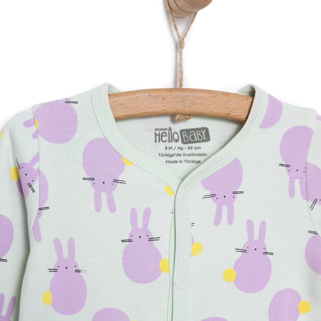 HelloBaby Newborn Baby Cute Elephant Jumpsuit - Ecru - Miu Mau Collectibles