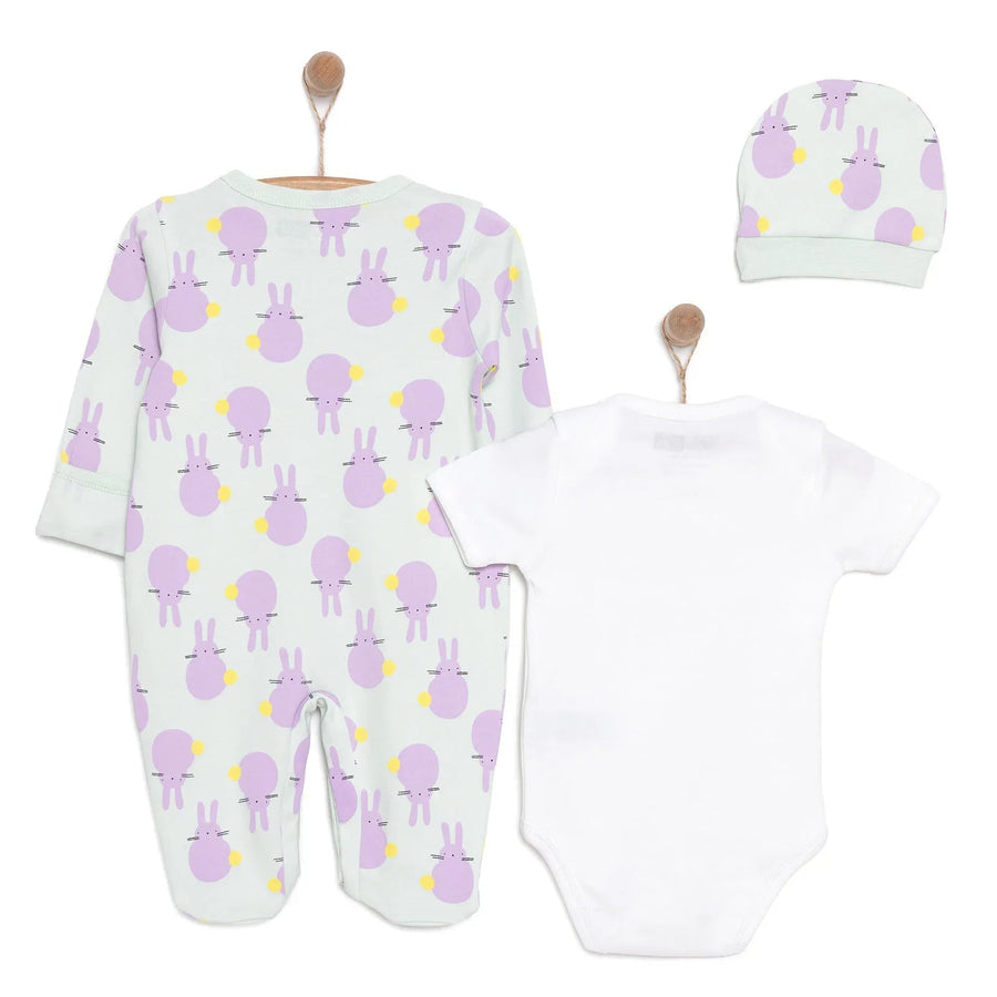 HelloBaby Newborn Baby Cute Elephant Jumpsuit - Ecru - Miu Mau Collectibles