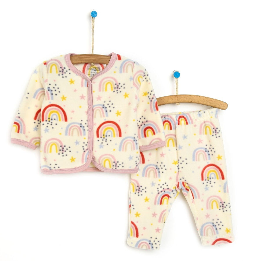 HelloBaby Newborn Baby Girl Fleece Cardigan - Miu Mau Collectibles