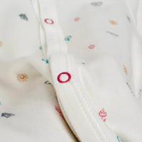 HelloBaby Newborn Baby Girl Footed Jumpsuit - Beige Melange - Miu Mau Collectibles