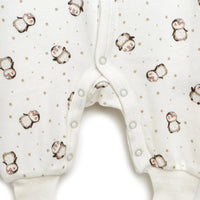 HelloBaby Newborn Baby Girl Footed Jumpsuit - Ecru - Miu Mau Baby & Kids Store