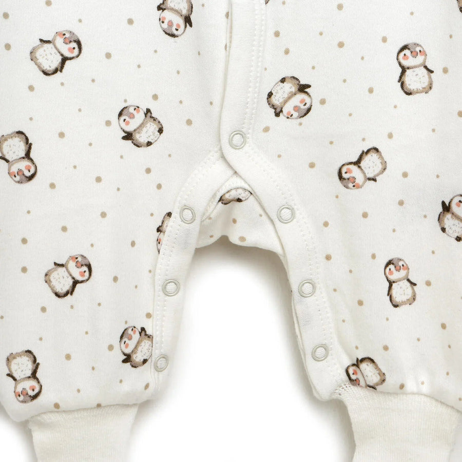 HelloBaby Newborn Baby Girl Footed Jumpsuit - Ecru - Miu Mau Baby & Kids Store