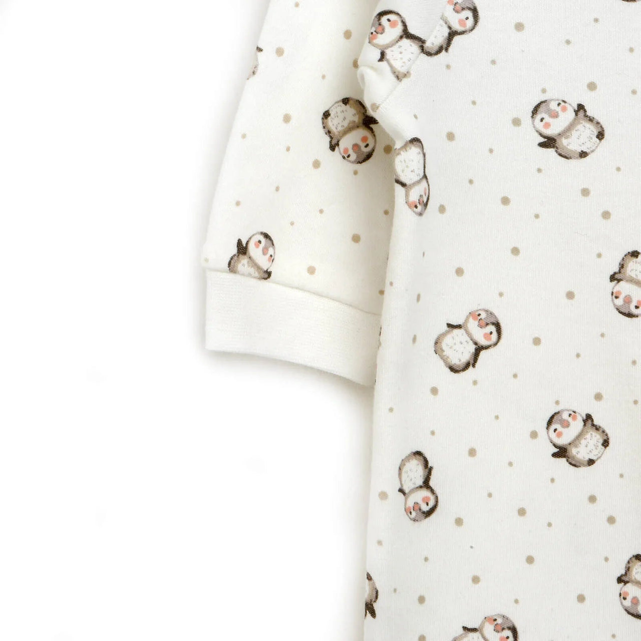 HelloBaby Newborn Baby Girl Footed Jumpsuit - Ecru - Miu Mau Baby & Kids Store