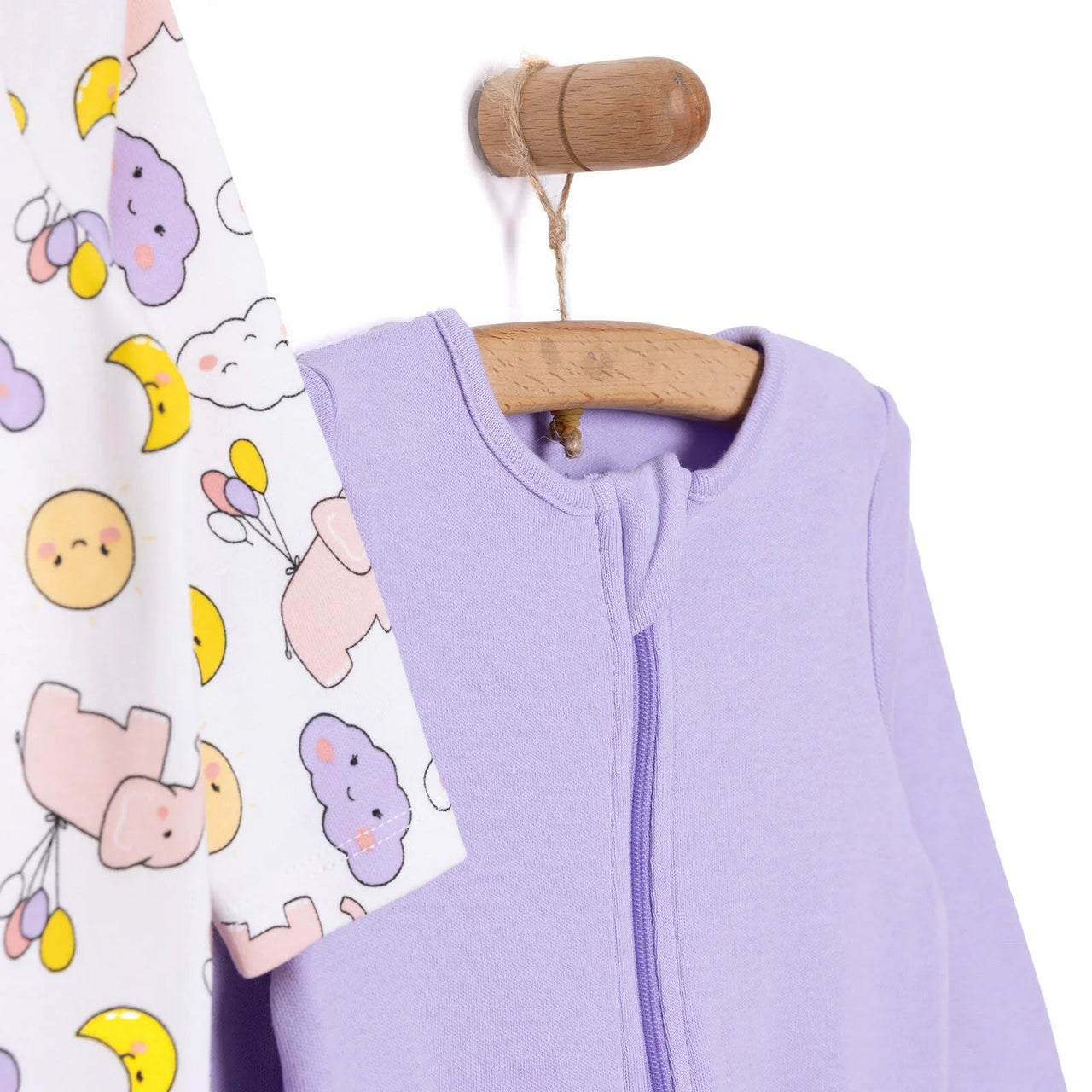 HelloBaby Newborn Baby Girl Footed Jumpsuit - Ecru - Miu Mau Collectibles