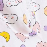 HelloBaby Newborn Baby Girl Footed Jumpsuit - Ecru - Miu Mau Collectibles